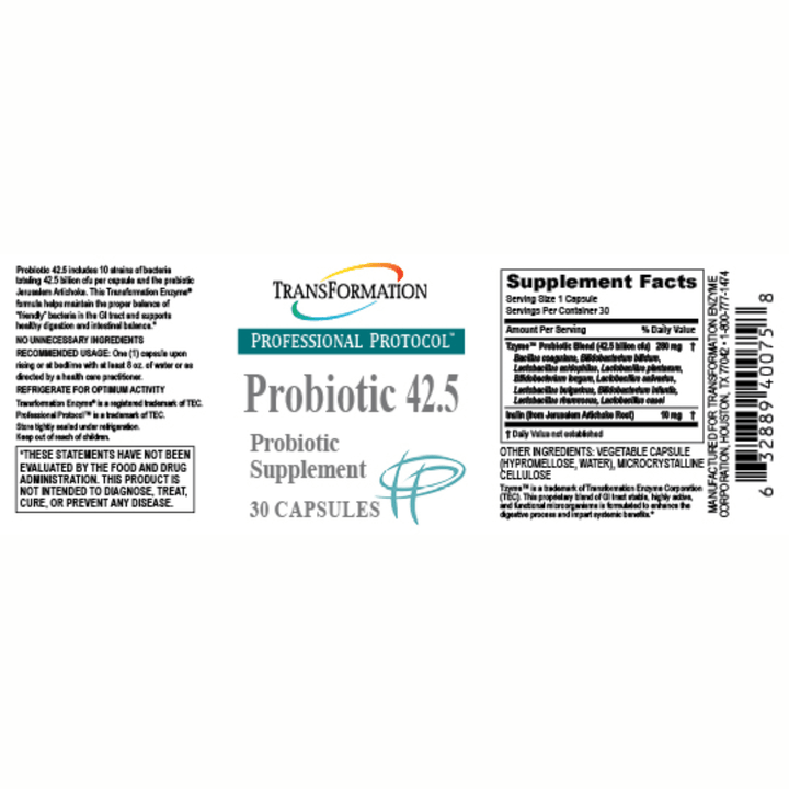 Transformation Enzymes Thrive 63 Phase 3 Kit featuring digestive support, probiotics, and enzymes for gut health improvement.