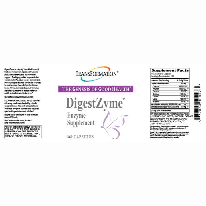 Transformation Enzymes Thrive 63 Phase 1 Kit for digestive health support, includes supplements for a 21-day supply.
