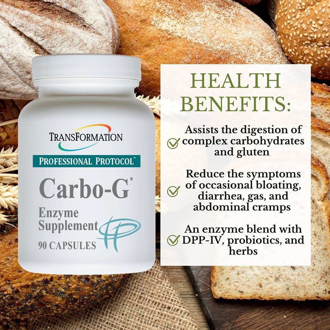Transformation Enzymes Carbo - G Gluten & Carb Digestion 180 Capsules 40025 - POWER FIT SHOP — Powering Preparedness, Health & Home