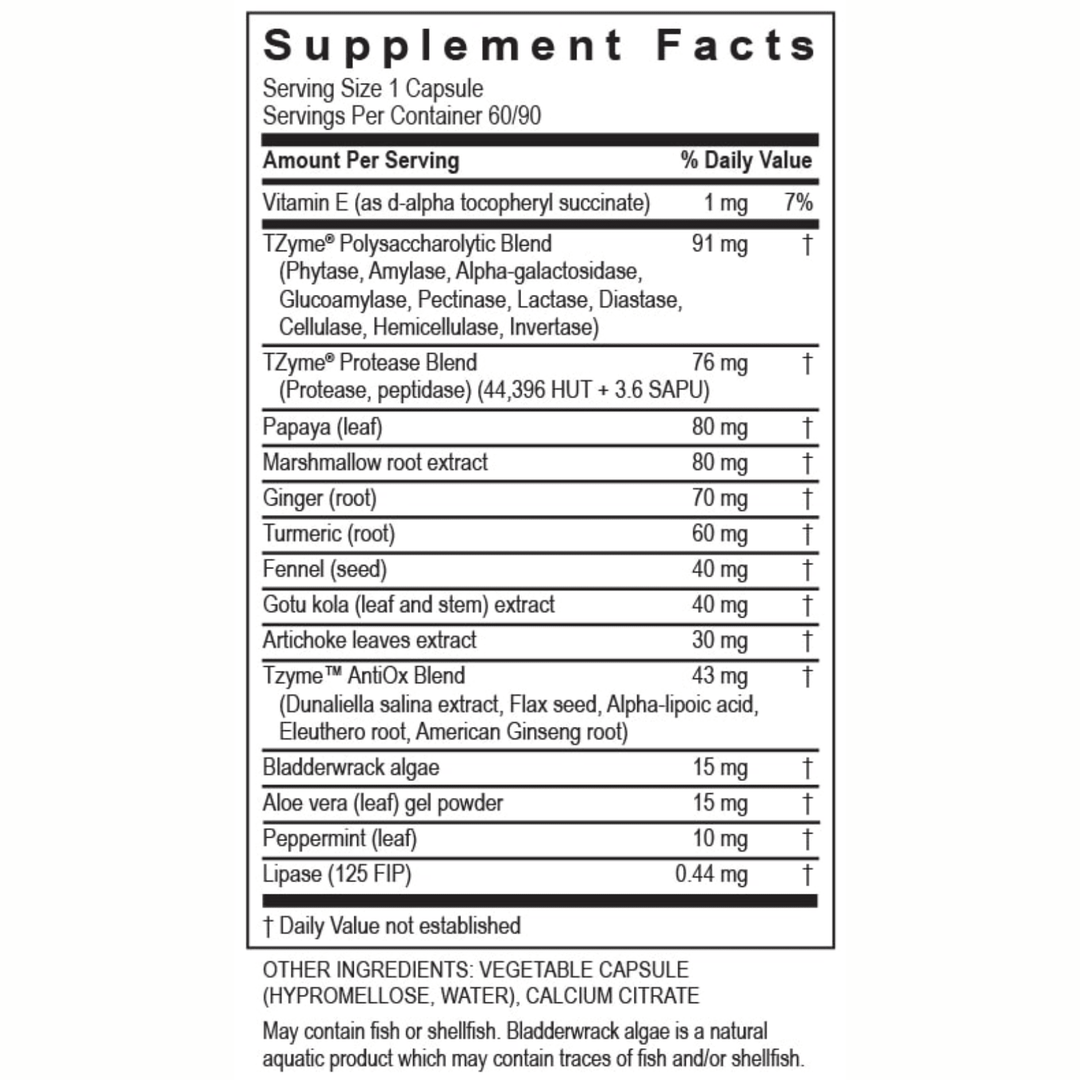 Transformation Enzymes Gastro Aids Digestive and Gut Health 60 Caps 40041 - POWER FIT SHOP — Powering Preparedness, Health &amp; Home