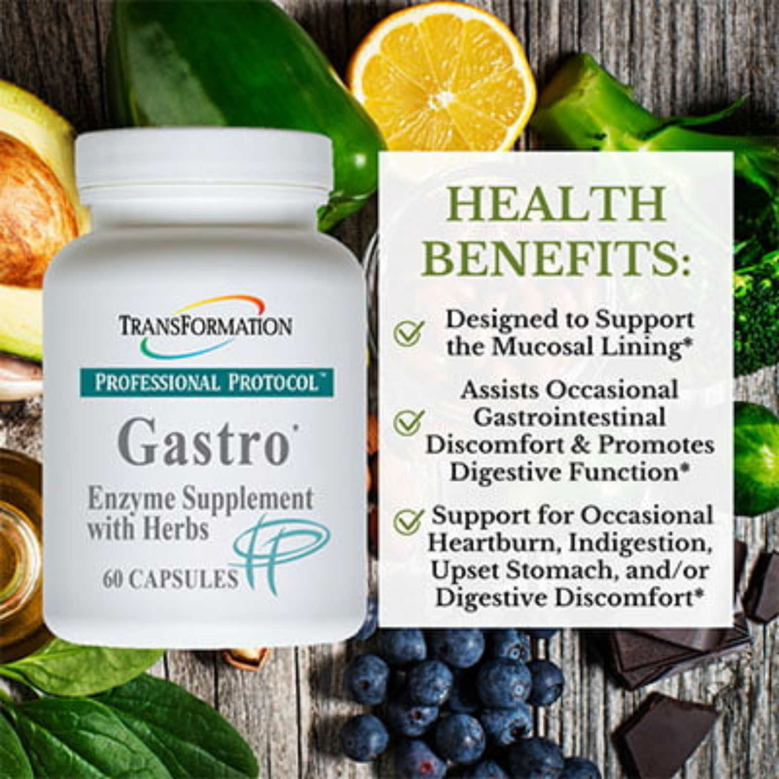 Transformation Enzymes Gastro Support 90 Capsules 40043 - POWER FIT SHOP — Powering Preparedness, Health & Home