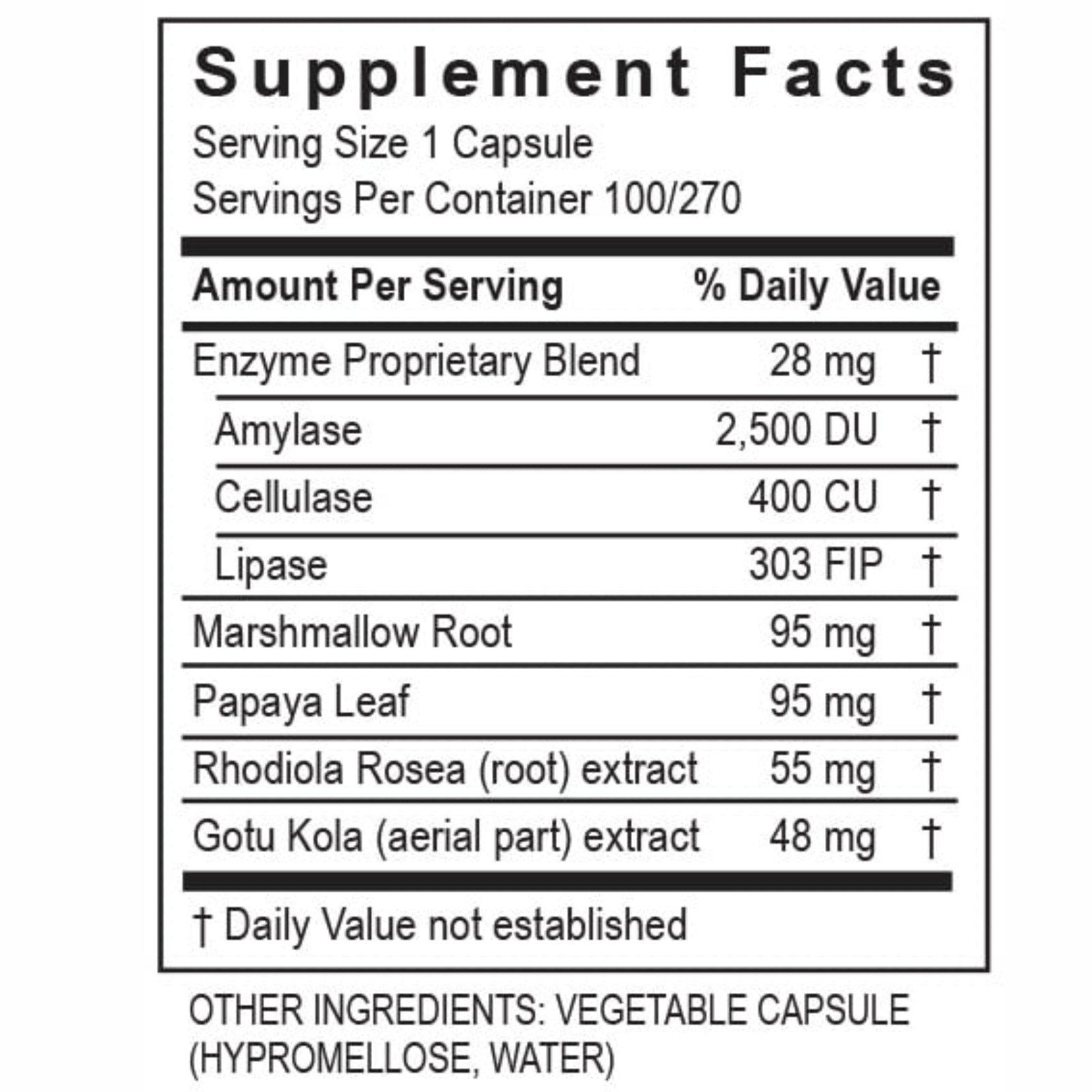 Transformation Enzymes GastroZyme Supports Digestive Health 100 Caps 10071 - POWER FIT SHOP — Powering Preparedness, Health & Home