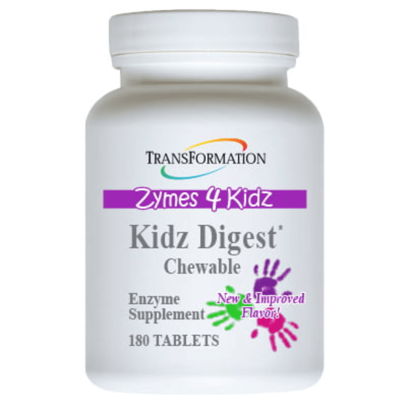 Transformation Enzymes Kidz Digest Chewable Enzyme Support 180 Caps 70025 - POWER FIT SHOP — Powering Preparedness, Health & Home