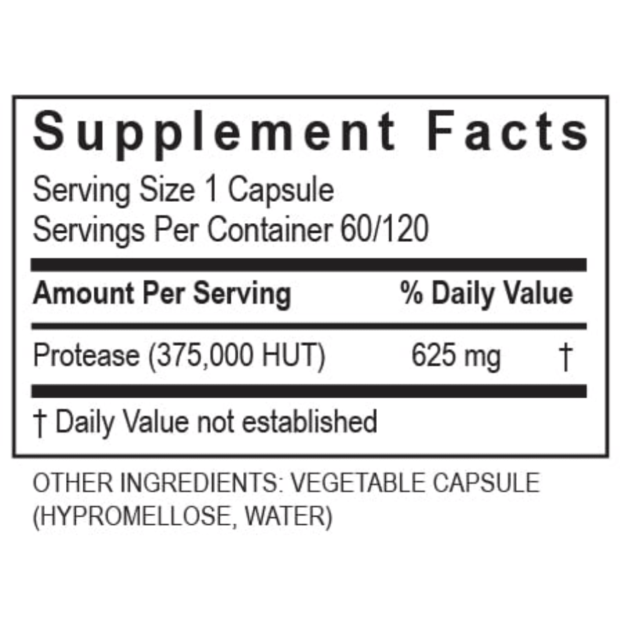 Transformation Enzymes Protease 375K Systemic Support 120 Caps - POWER FIT SHOP — Powering Preparedness, Health &amp; Home