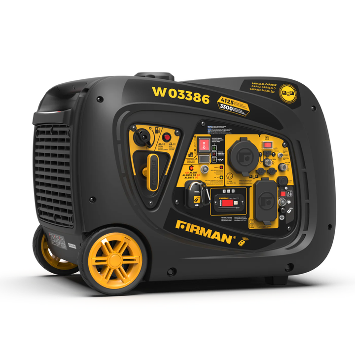 Firman Generators Inverter Portable Generator 4125W Remote Start W03386 - POWER FIT SHOP — Powering Preparedness, Health &amp; Home
