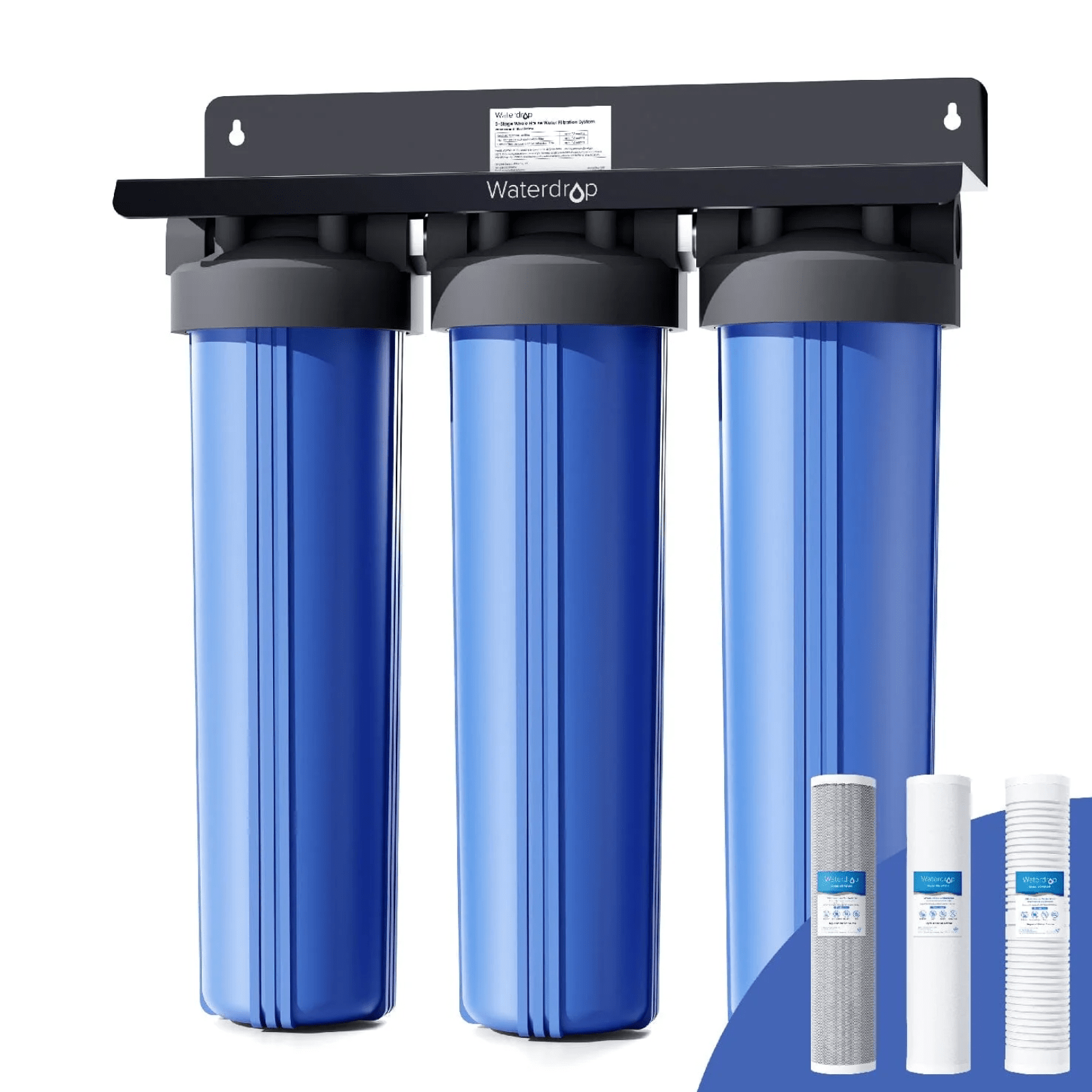 Waterdrop 3 - Stage Whole House Water Filter System Reduce Iron & Manganese - POWER FIT SHOP — Powering Preparedness, Health & Home