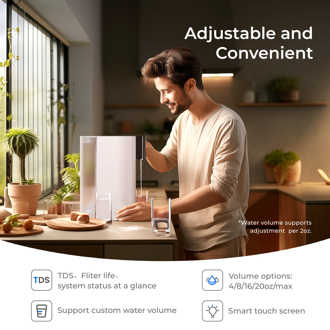 Waterdrop C1S Countertop Reverse Osmosis 3:1 Water Filter CoreRO System Compact