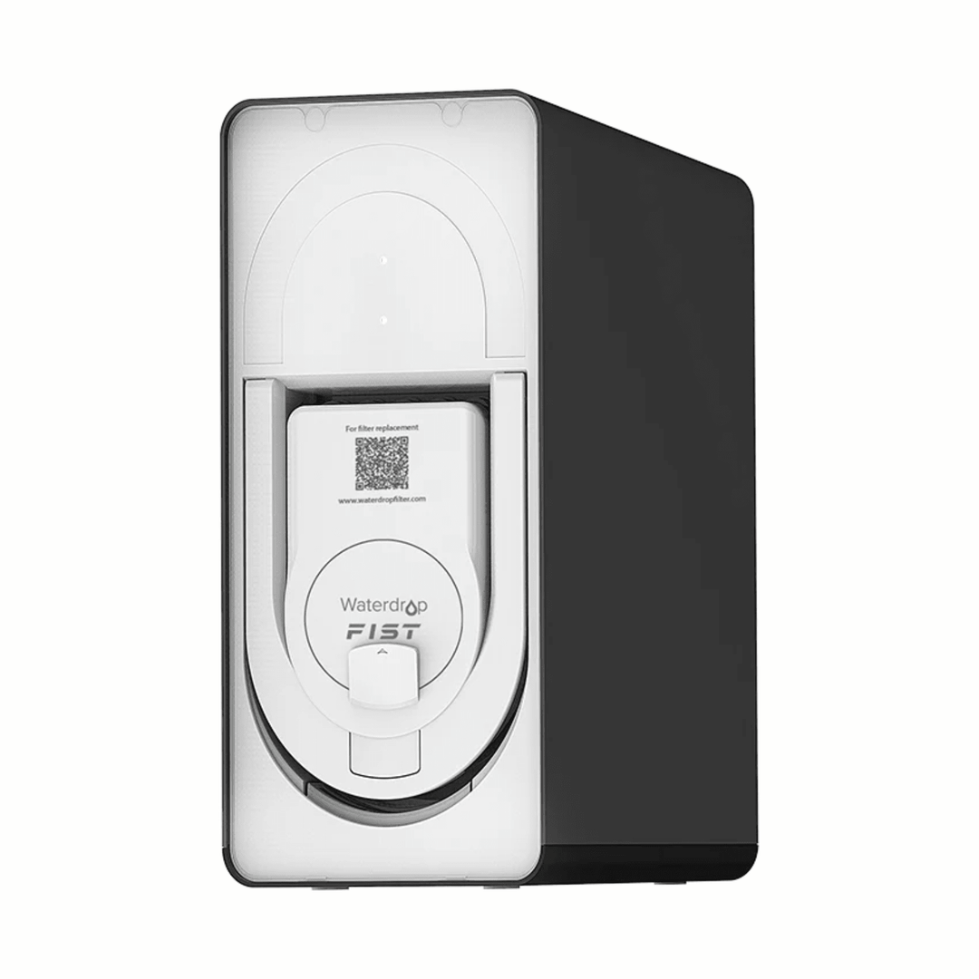 Waterdrop D6 tankless under sink reverse osmosis system with high capacity and sleek design for clean, filtered water.
