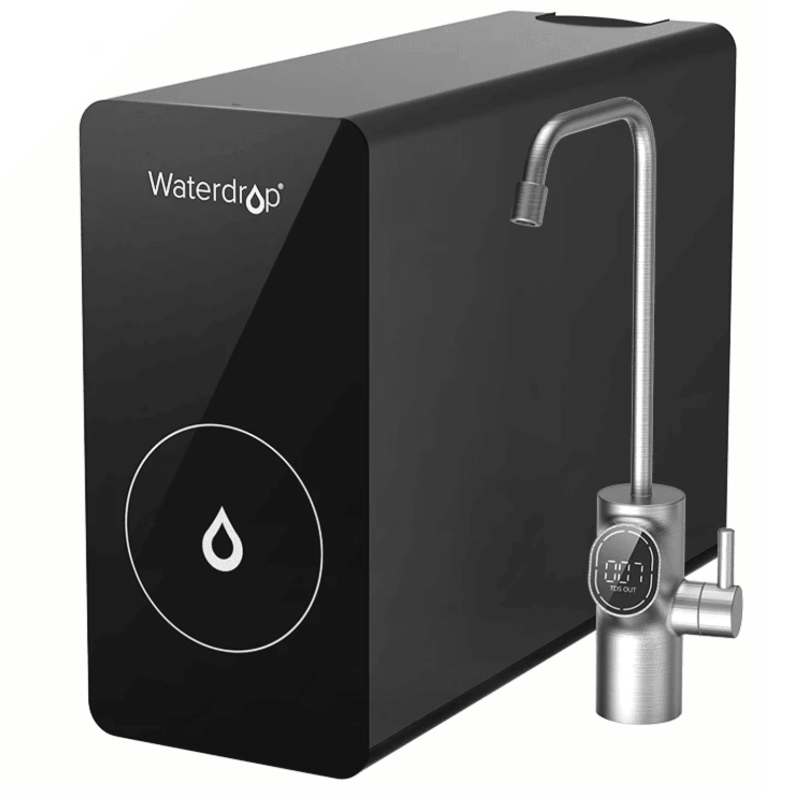 Waterdrop D6 tankless under-sink reverse osmosis system with high capacity 600GPD for clean drinking water.