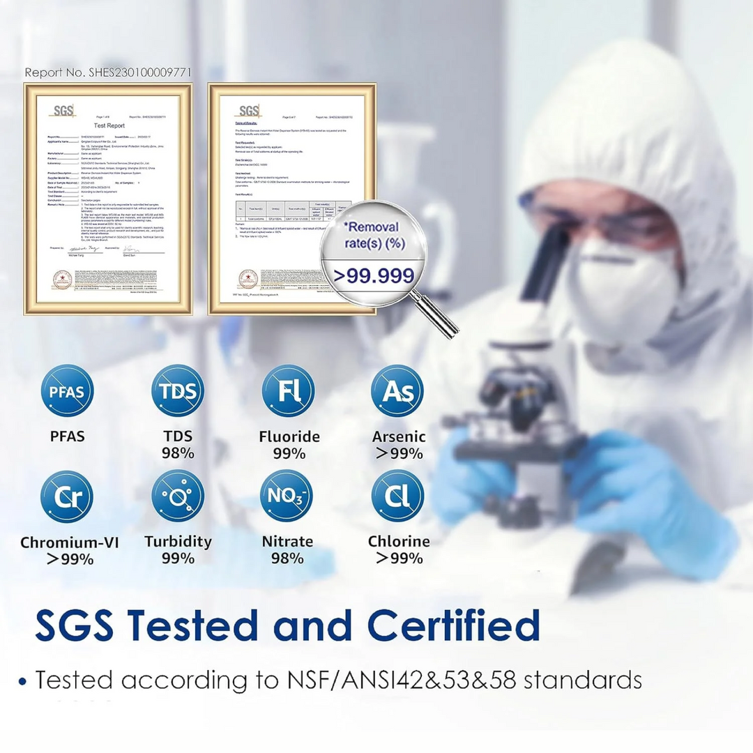 Waterdrop K6 Instant Hot Water Dispenser Reverse Osmosis Tankless System 600 GPD