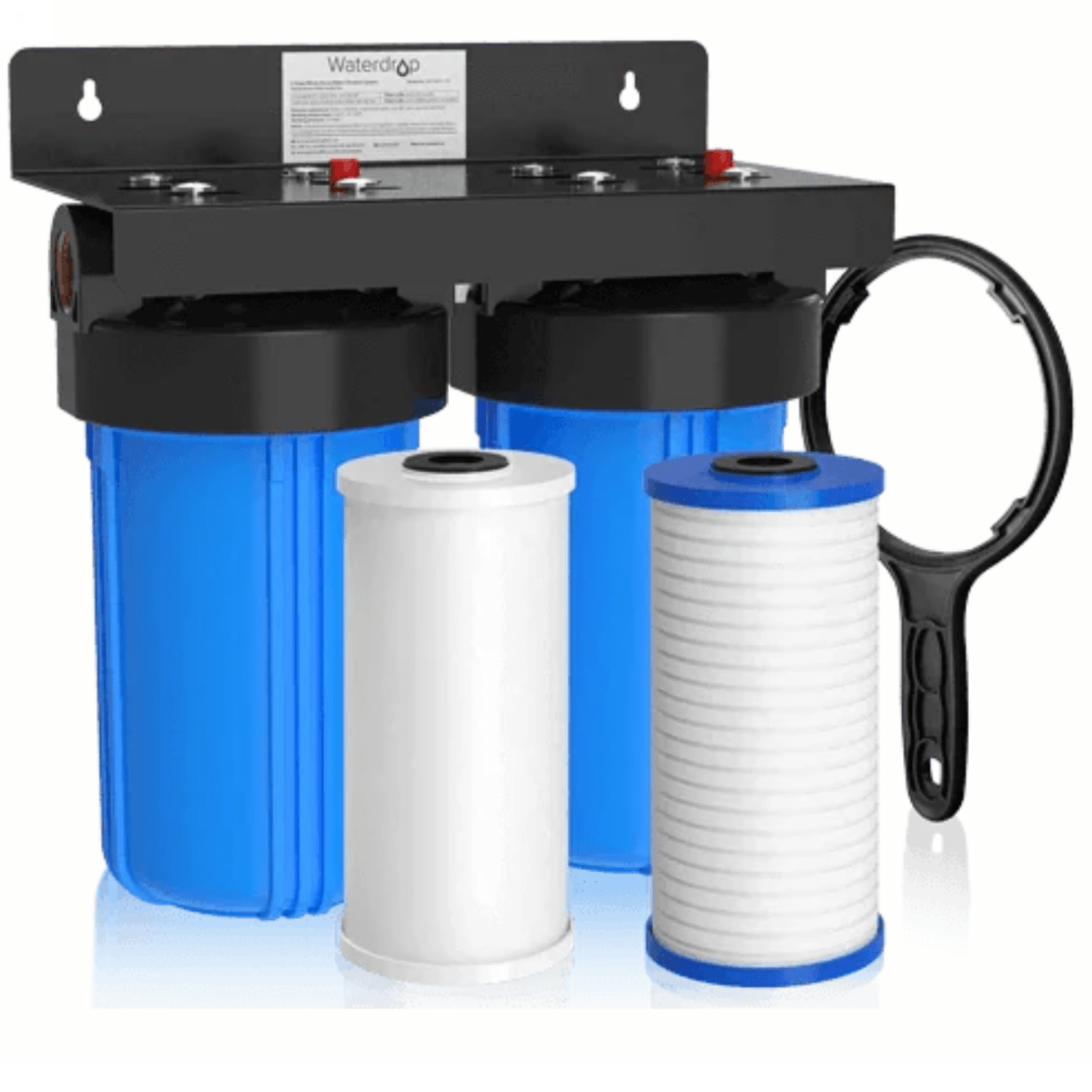 Waterdrop Whole House Water Filter System 5 Micron 2 Stage Design Sediment Carbon - POWER FIT SHOP — Powering Preparedness, Health & Home