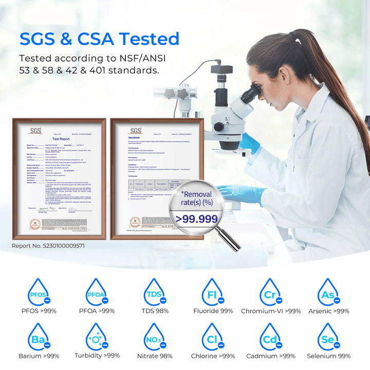Waterdrop G Series Remineralization RO System G3P800 for home water filtration with reverse osmosis and mineral enhancement.