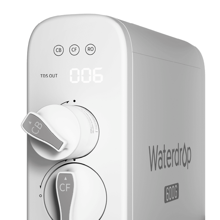 Waterdrop G3P600 reverse osmosis water filter system with LED faucet, NSF certified, 600GPD capacity for clean drinking water