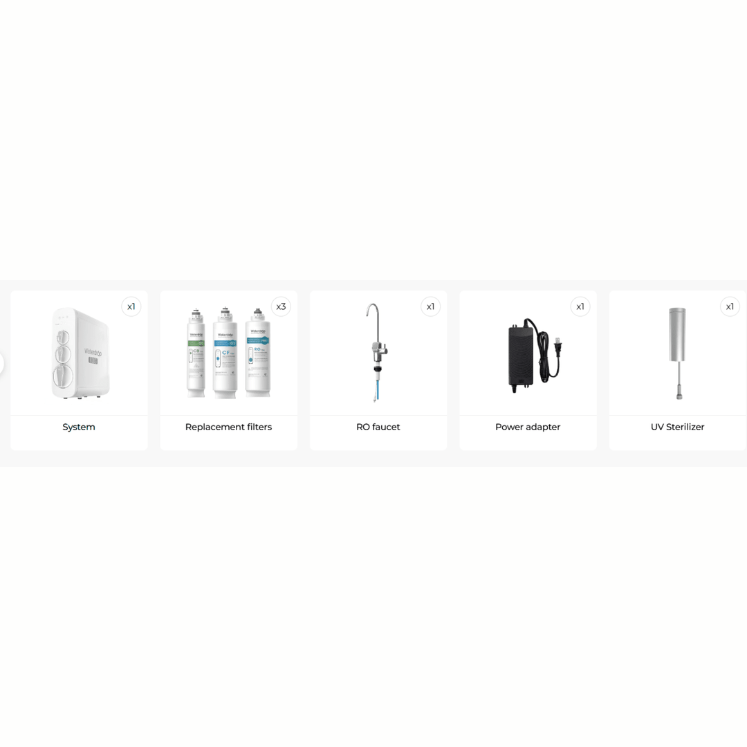 Waterdrop 800 GPD Tankless RO Purifier with UV Light 10 - Stage Filtration G3P800 - POWER FIT SHOP — Powering Preparedness, Health &amp; Home