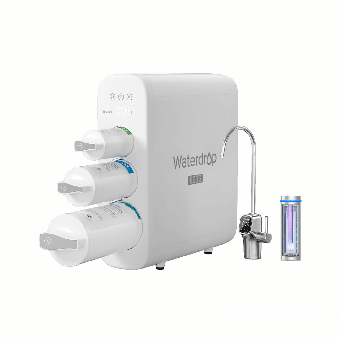 Waterdrop 800 GPD Tankless RO Purifier with UV Light 10 - Stage Filtration G3P800 - POWER FIT SHOP — Powering Preparedness, Health &amp; Home