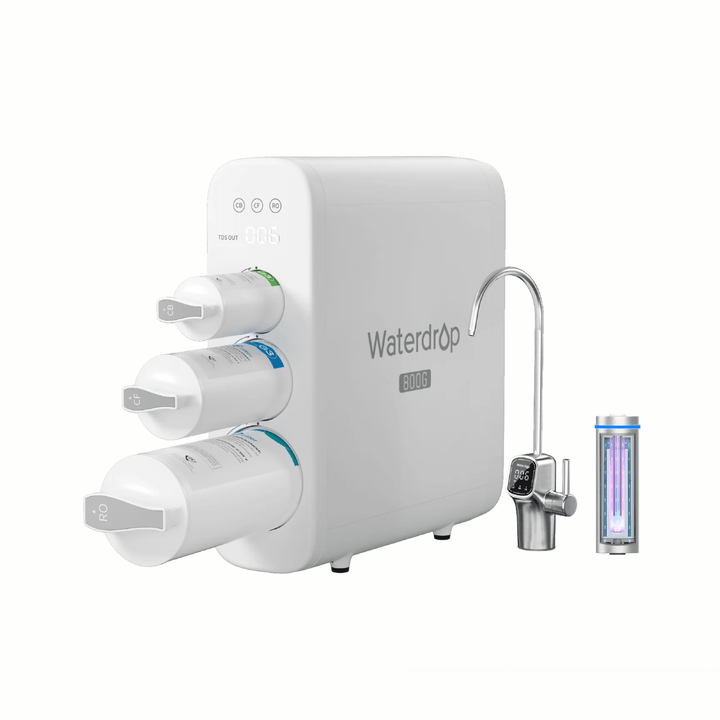 Waterdrop 800 GPD Tankless RO Purifier with UV Light 10 - Stage Filtration G3P800 - POWER FIT SHOP — Powering Preparedness, Health &amp; Home