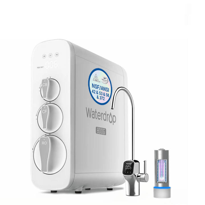 Waterdrop 800 GPD Tankless RO Purifier with UV Light 10 - Stage Filtration G3P800 - POWER FIT SHOP — Powering Preparedness, Health &amp; Home