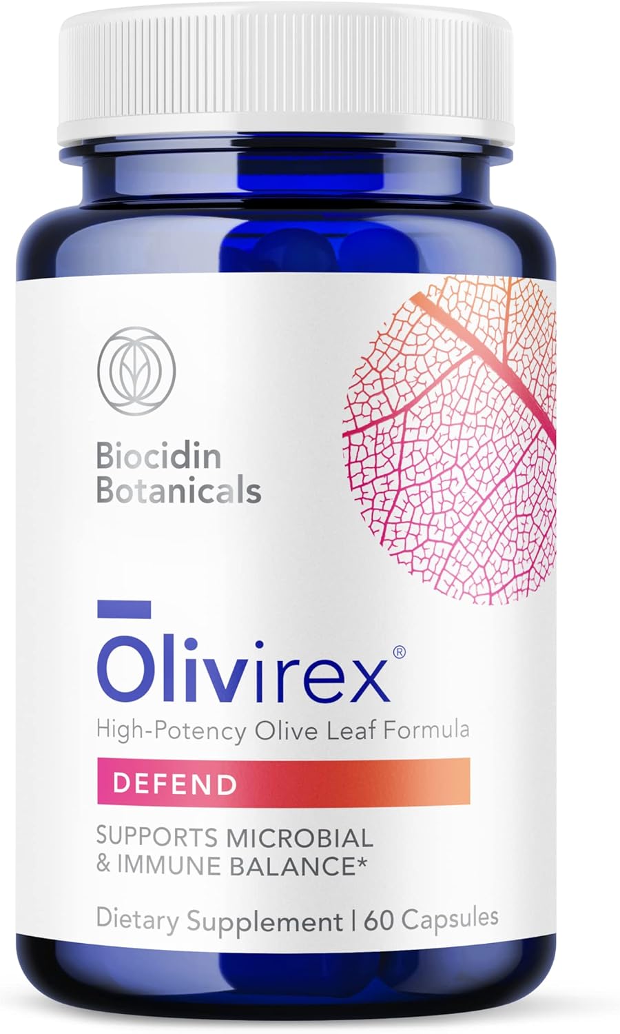 Biocidin Botanical Formulas Olivirex Herbal Immune Support 60 Capsules - POWER FIT SHOP — Powering Preparedness, Health & Home