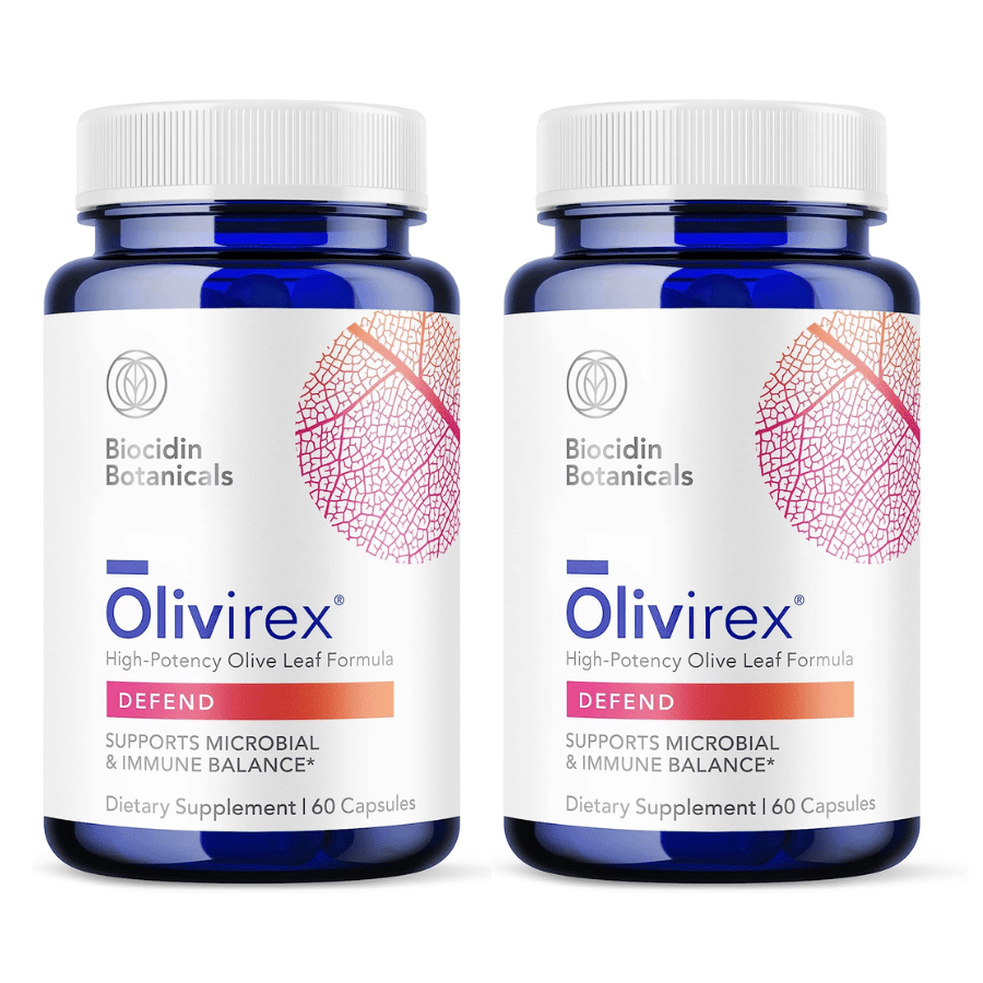 Biocidin Olivirex High Potency Olive Leaf Extract Supplements 60 Caps 2 PACK - POWER FIT SHOP — Powering Preparedness, Health &amp; Home