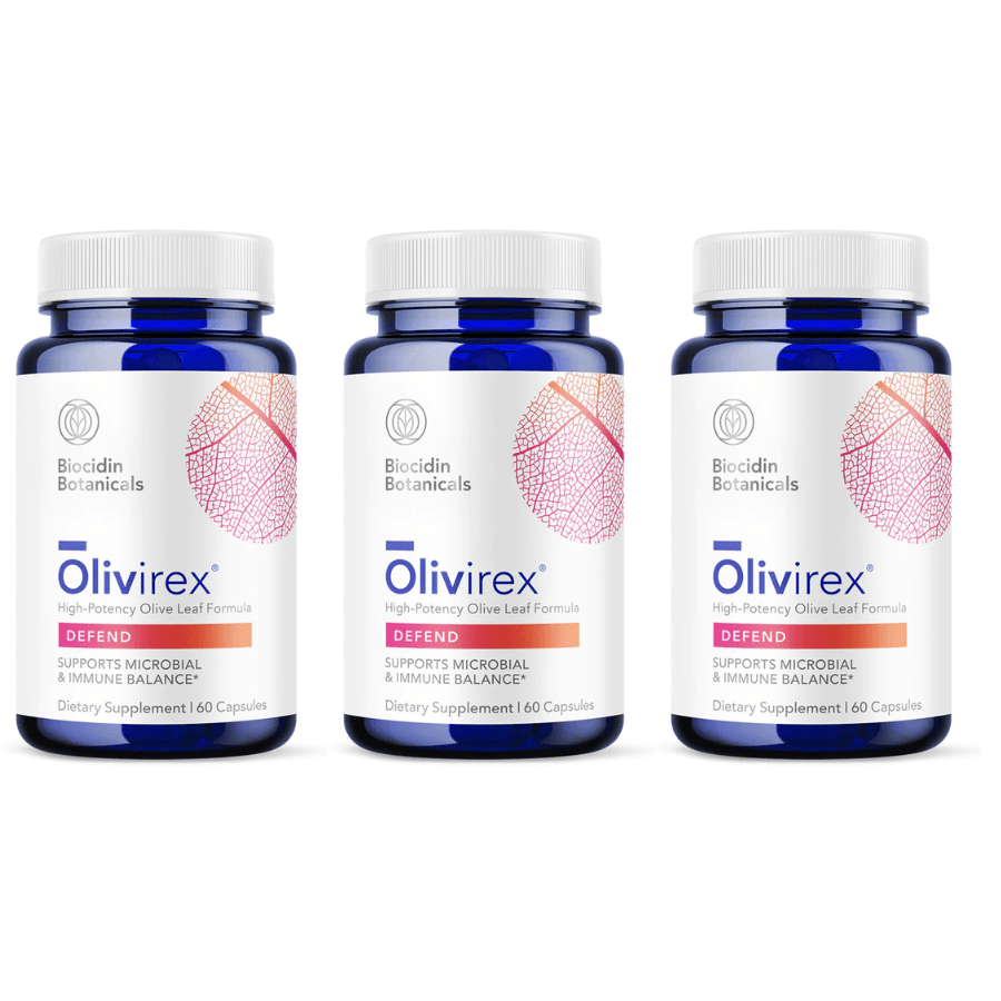 Biocidin Olivirex High Potency Olive Leaf Extract Supplements 60 Caps 3 PACK - POWER FIT SHOP — Powering Preparedness, Health &amp; Home