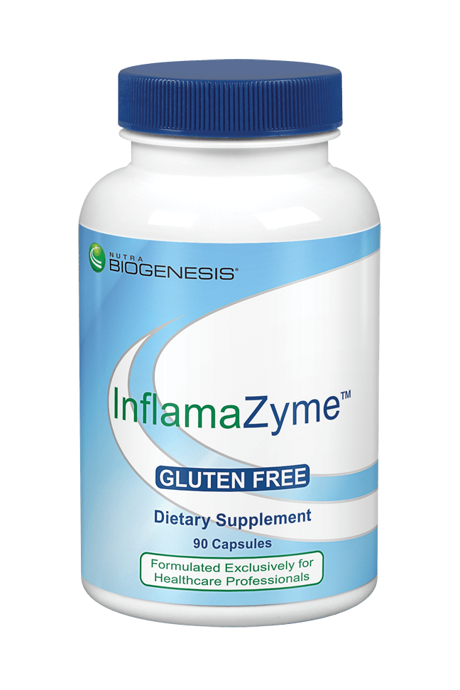 Allvia Inflamazyme dietary supplement by WEBMHP in 90 Vcaps, supporting healthy inflammation response and immune health.