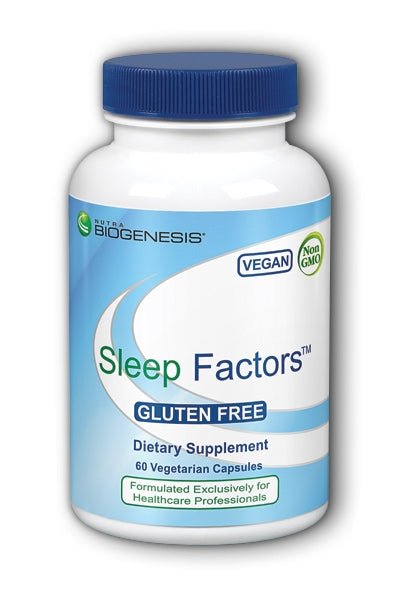 Allvia Sleep Factors dietary supplement by WEBMHP, 60 Vcaps for natural support of restful sleep.