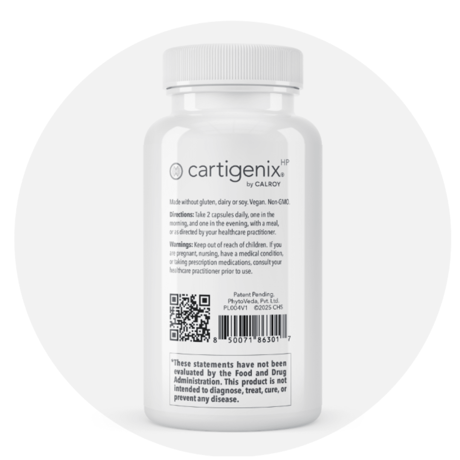 Calroy Health Sciences Cartigenix HP Joint Mobility Support 60 Vegan Capsules - POWER FIT SHOP — Powering Preparedness, Health & Home