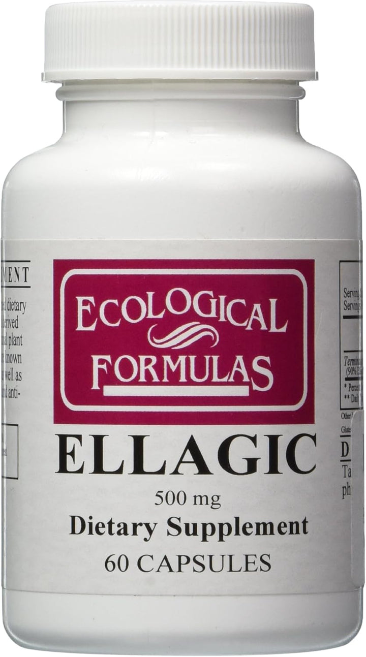 Ecological Formulas Ellagic 500 mg Support Natural Antioxidant 60 Caps - POWER FIT SHOP — Powering Preparedness, Health &amp; Home