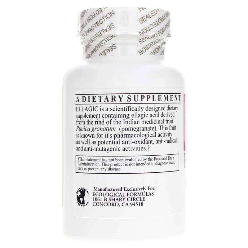 Ecological Formulas Ellagic 500 mg Support Natural Antioxidant 60 Caps - POWER FIT SHOP — Powering Preparedness, Health &amp; Home