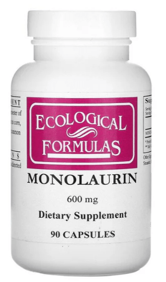 Ecological Formulas Monolaurin 600mg Aids Antimicrobial 90 Capsules - POWER FIT SHOP — Powering Preparedness, Health &amp; Home