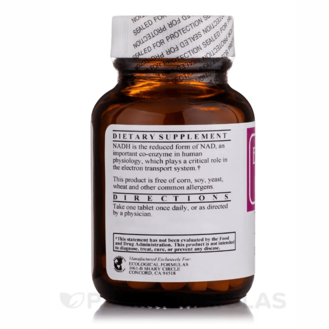 Ecological Formulas NADH 5mg 120 Tabs Supports Energy and Mental Focus - POWER FIT SHOP — Powering Preparedness, Health &amp; Home
