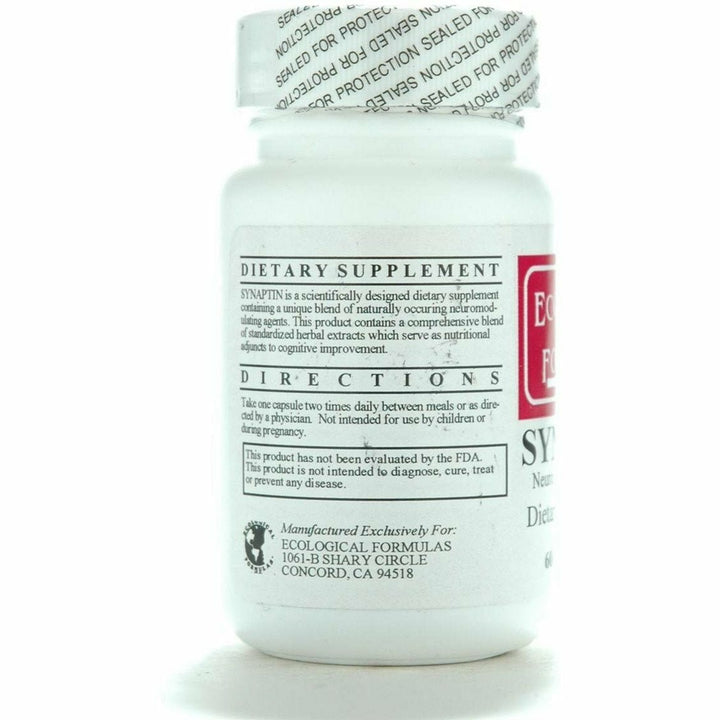 Ecological Formulas Synaptin Neuro Anxonal Supports Cognitive 60 Caps - POWER FIT SHOP — Powering Preparedness, Health &amp; Home