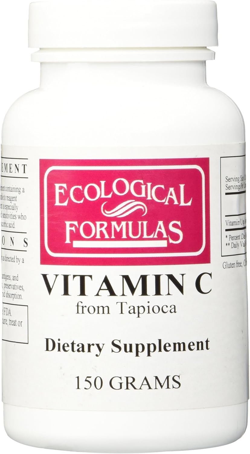 Ecological Formulas Vitamin C From Tapioca Powder 150g Immune Health - POWER FIT SHOP — Powering Preparedness, Health &amp; Home