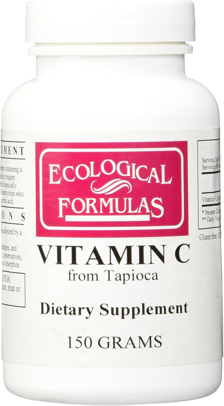 Ecological Formulas Vitamin C From Tapioca Powder 150g Immune Health - POWER FIT SHOP — Powering Preparedness, Health &amp; Home