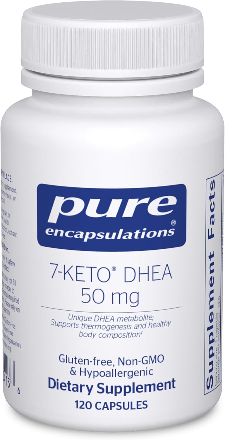 Pure Encapsulations 7 Keto DHEA For Body Composition Metabolism Support 120 Caps - POWER FIT SHOP — Powering Preparedness, Health &amp; Home