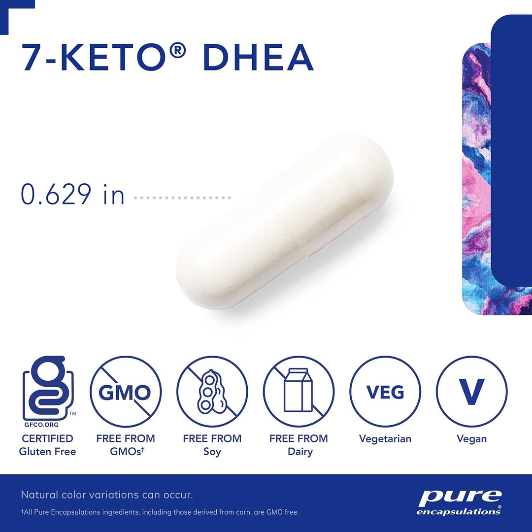 Pure Encapsulations 7 Keto DHEA For Metabolism Body Composition Support 120 Caps - POWER FIT SHOP — Powering Preparedness, Health &amp; Home