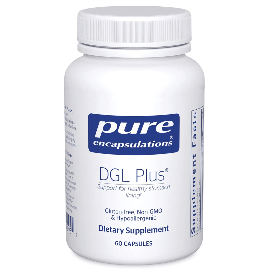Pure Encapsulations DGL Plus Gut Support Aloe Vera Marshmallow Root 60 Capsules - POWER FIT SHOP — Powering Preparedness, Health &amp; Home