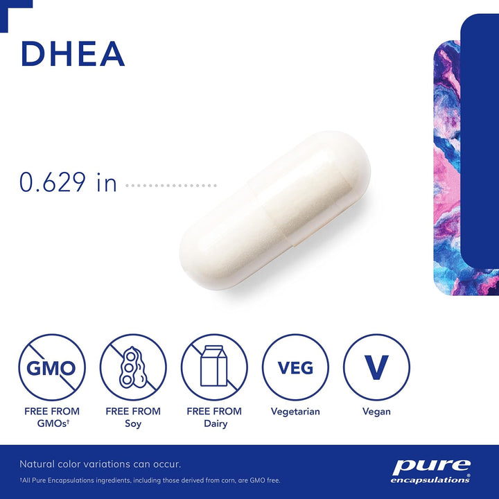 Pure Encapsulations DHEA 10 mg Supports Immune Hormone Metabolism 60 Capsules - POWER FIT SHOP — Powering Preparedness, Health &amp; Home