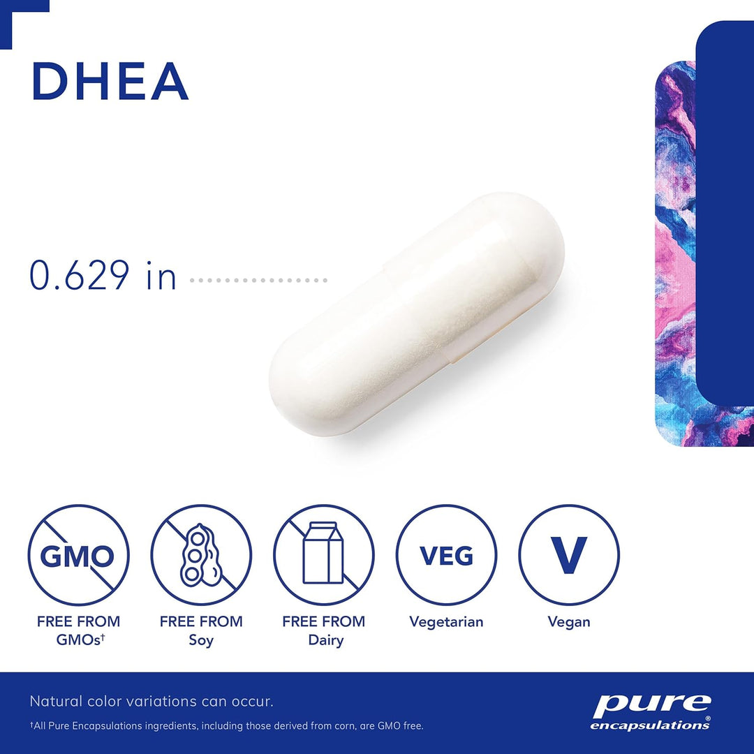 Pure Encapsulations DHEA 5 mg Vegan Supports Immune Hormone Balance 60 Capsules - POWER FIT SHOP — Powering Preparedness, Health &amp; Home