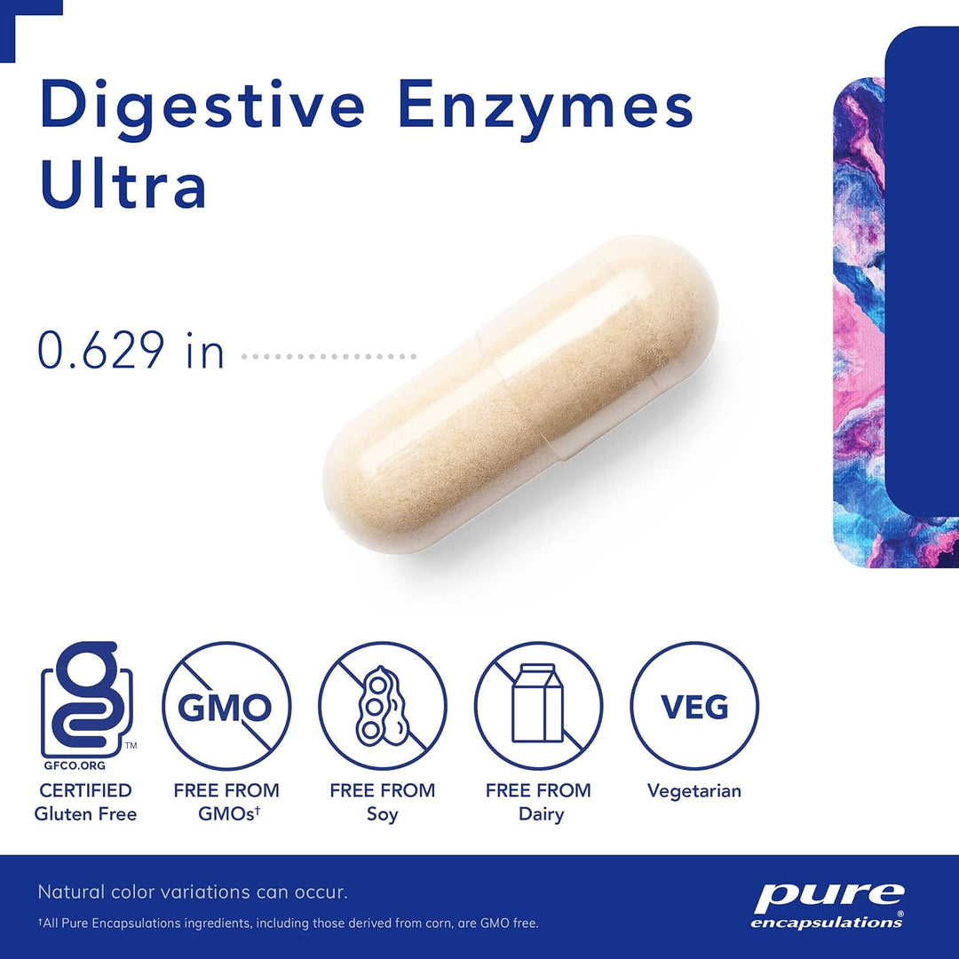 Pure Encapsulations Digestive Enzymes Ultra Supports Gut Health 180 Capsules - POWER FIT SHOP — Powering Preparedness, Health &amp; Home