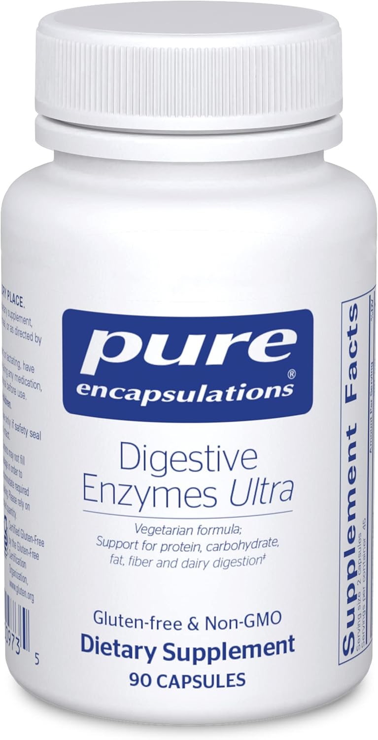 Pure Encapsulations Digestive Enzymes Ultra Supports Gut Health 90 Capsules - POWER FIT SHOP — Powering Preparedness, Health & Home