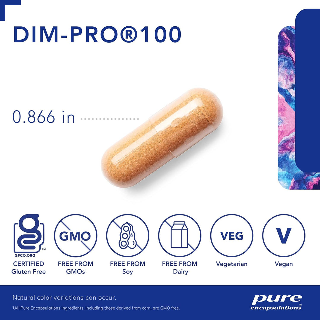 Pure Encapsulations DIMPRO 100 Supports Cellular Balance Vegan 60 Capsules - POWER FIT SHOP — Powering Preparedness, Health &amp; Home