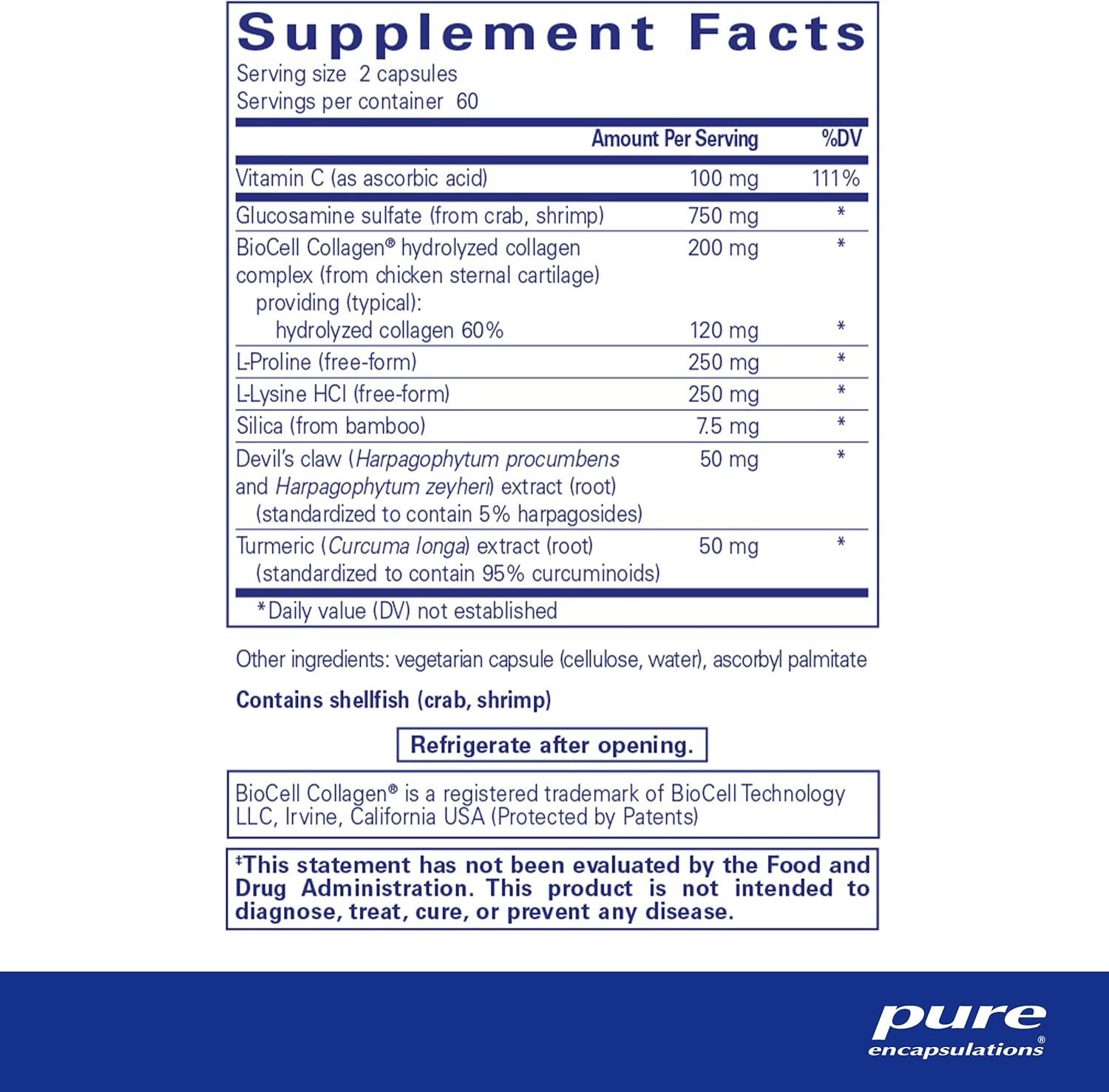 Pure Encapsulations Ligament Restore Supports Joint Tendon Health 120 Capsules - POWER FIT SHOP — Powering Preparedness, Health & Home