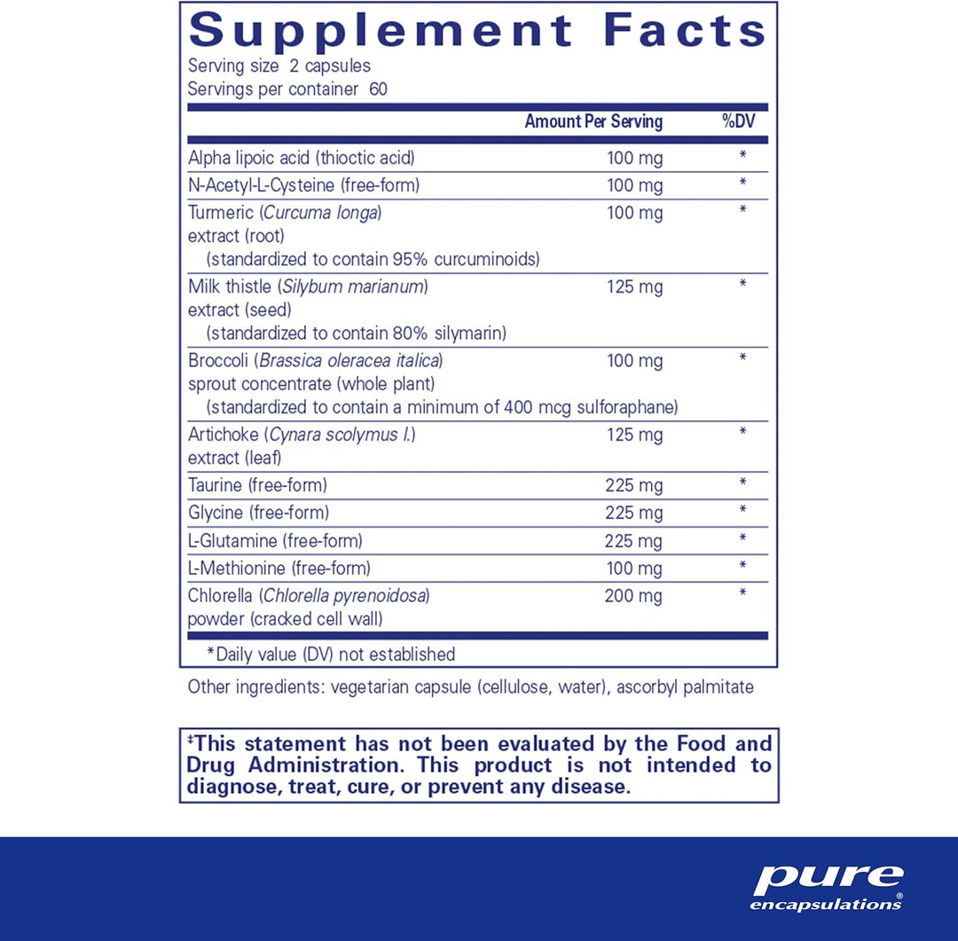 Pure Encapsulations Liver G.I Detox For Digestive Liver Function Support 60 Caps - POWER FIT SHOP — Powering Preparedness, Health &amp; Home