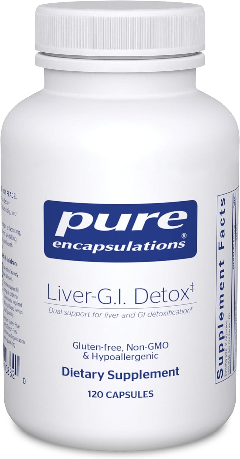 Pure Encapsulations Liver G.I Detox Supports Digestive Health 120 Capsules - POWER FIT SHOP — Powering Preparedness, Health &amp; Home
