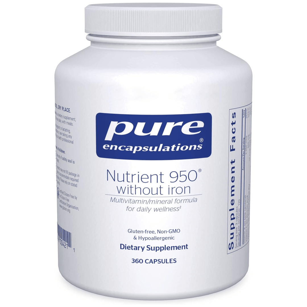 Pure Encapsulations Nutrient 950 Without Iron Supports and Balance 360 Capsules - POWER FIT SHOP — Powering Preparedness, Health &amp; Home