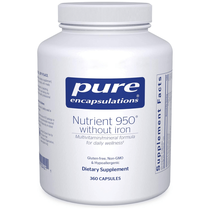 Pure Encapsulations Nutrient 950 Without Iron Supports and Balance 360 Capsules - POWER FIT SHOP — Powering Preparedness, Health &amp; Home