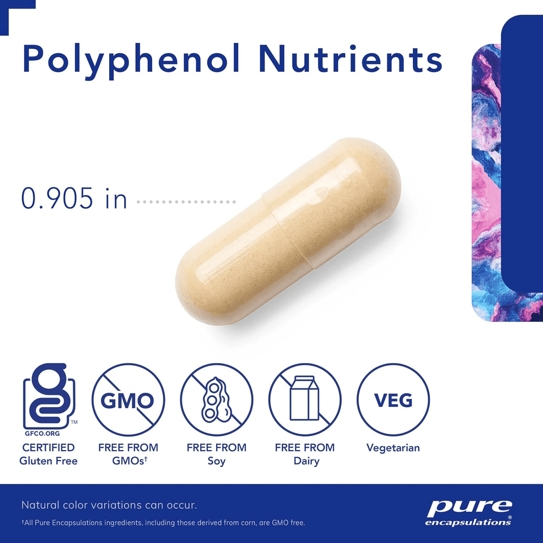 Pure Encapsulations Polyphenol Nutrients Multivitamin Mineral Support 180 Caps - POWER FIT SHOP — Powering Preparedness, Health &amp; Home