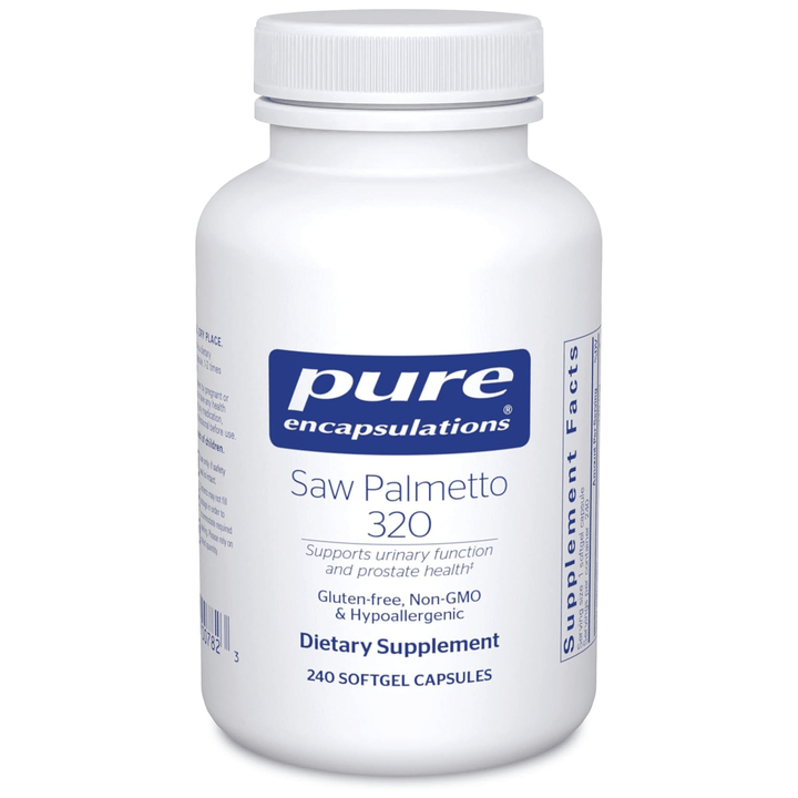Pure Encapsulations Saw Palmetto 320mg For Metabolism Urinary Support 240 Caps - POWER FIT SHOP — Powering Preparedness, Health &amp; Home