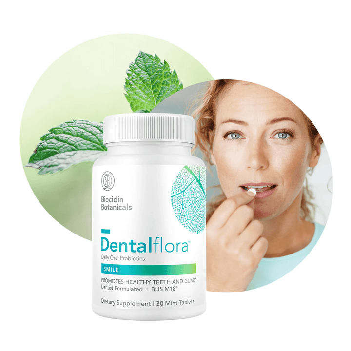 Biocidin Botanical Formulas Dentalflora Daily Oral Probiotic 30 Mint Capsules - POWER FIT SHOP — Powering Preparedness, Health &amp; Home